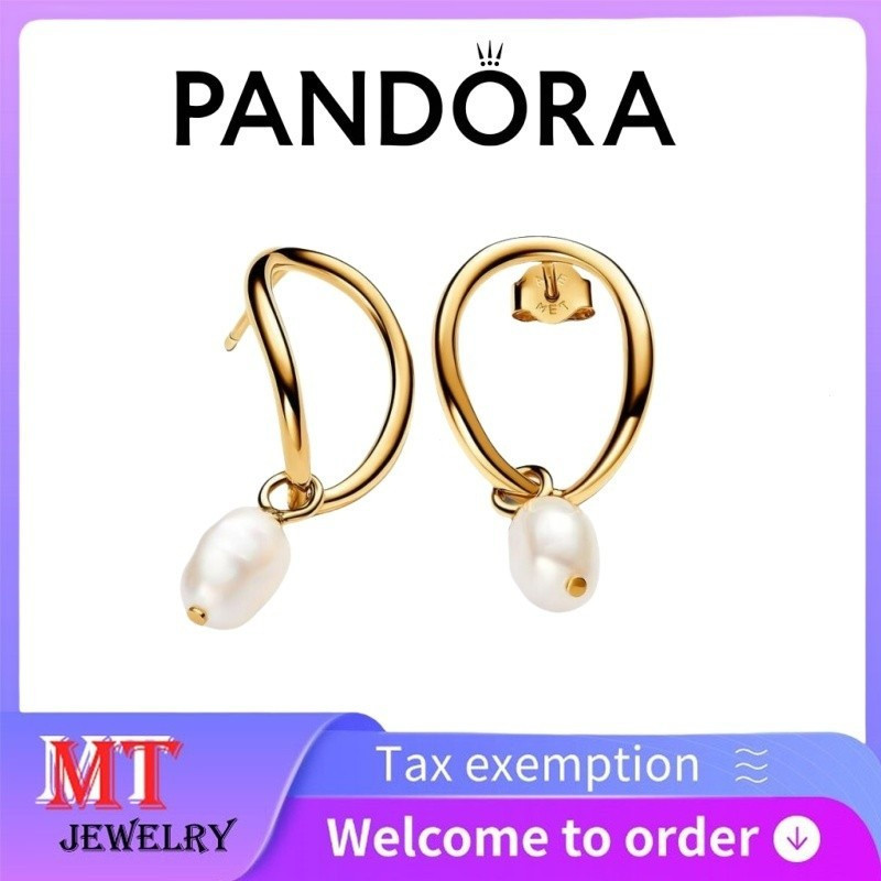 ขายร้อน 100% S925 เงินสเตอร์ลิงคู่สุภาพสตรีเครื่องประดับ Pandora DIY รูปอินทรีย์วงกลม & Baroque Trea