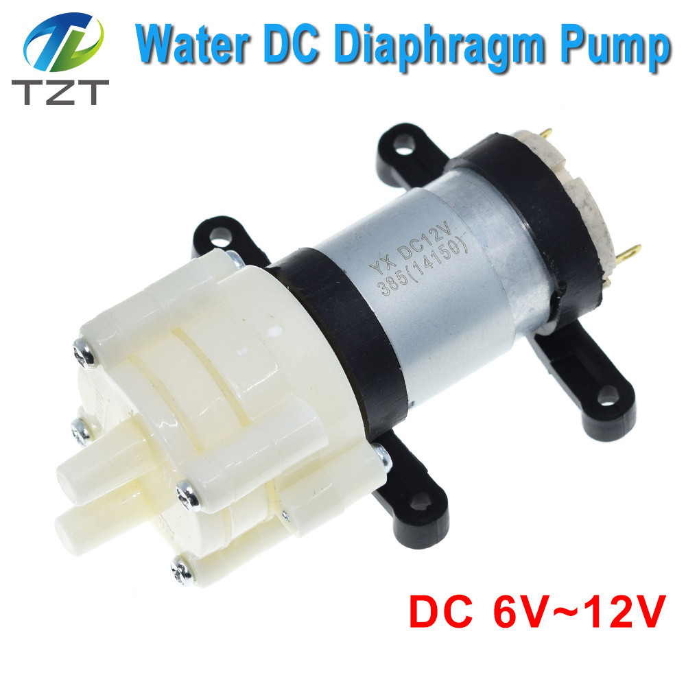 DIY DC6-12V R385 Aquarium Fish Tank Water Air DC ไดอะแฟรม waterPump Air ปั๊มอุปกรณ์เสริม