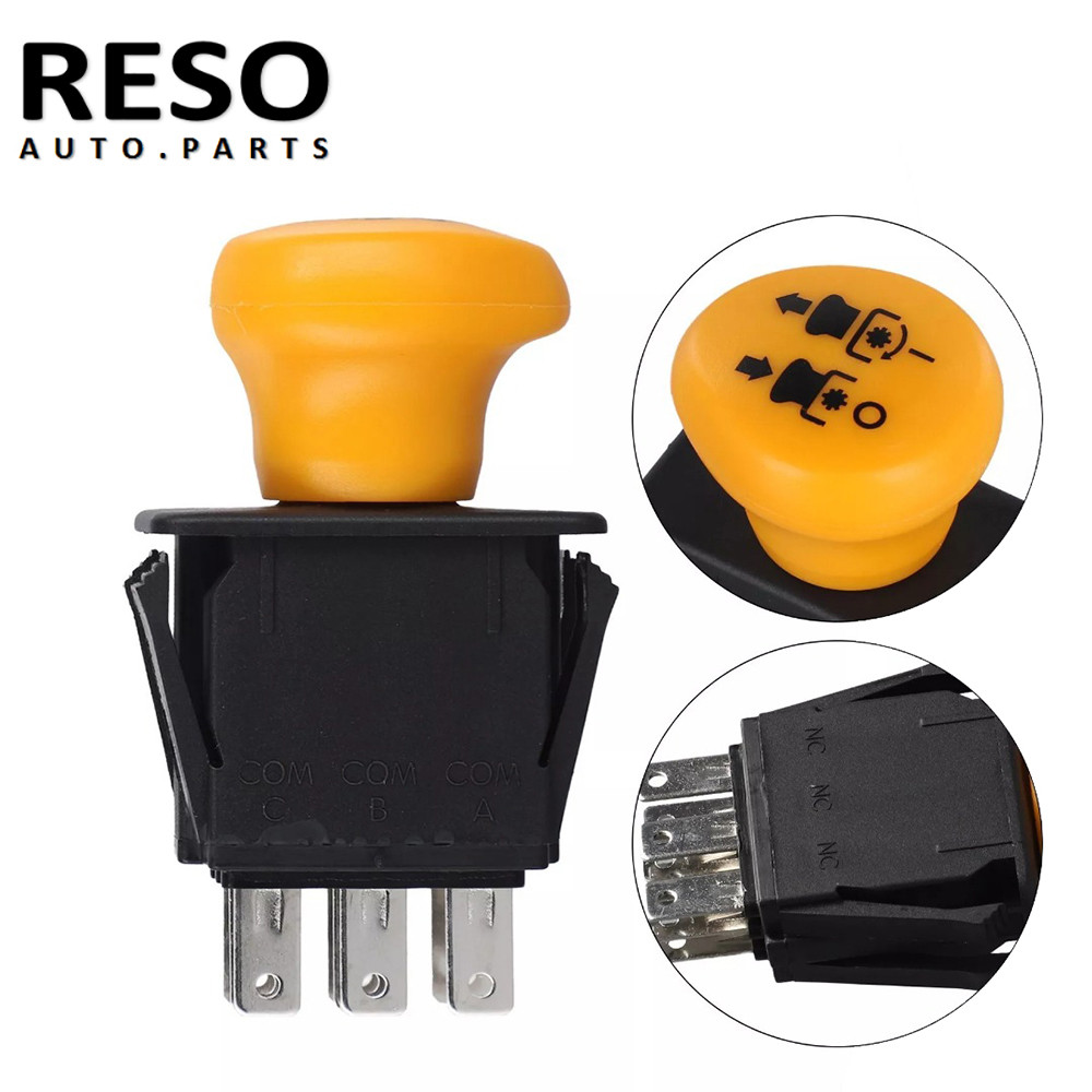 RESO คลัทช์ PTO สวิทช์ 7 ขั้วเหมาะกับ MTD Cub Cadet 925-3233A 725-3233A 925-3233 725-3233 Delta 6201-308 6204-308 ใบมีดคลัทช์