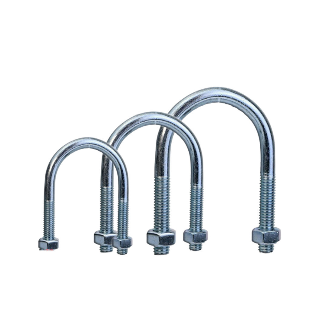 ยูโบลท์เหล็ก ชุบซิงค์ขาว กันสนิม มีหลายขนาด ตั้งแต่ ขนาด 4นิ้ว-10นิ้ว - รูปที่ 2