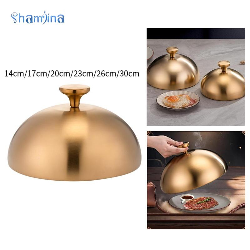 Shamjina Burger Cover Griddle Grill อุปกรณ์เสริมอุปกรณ์ทําอาหารย่างโดมสําหรับย่างทําอาหารเทปันยากิแฮ