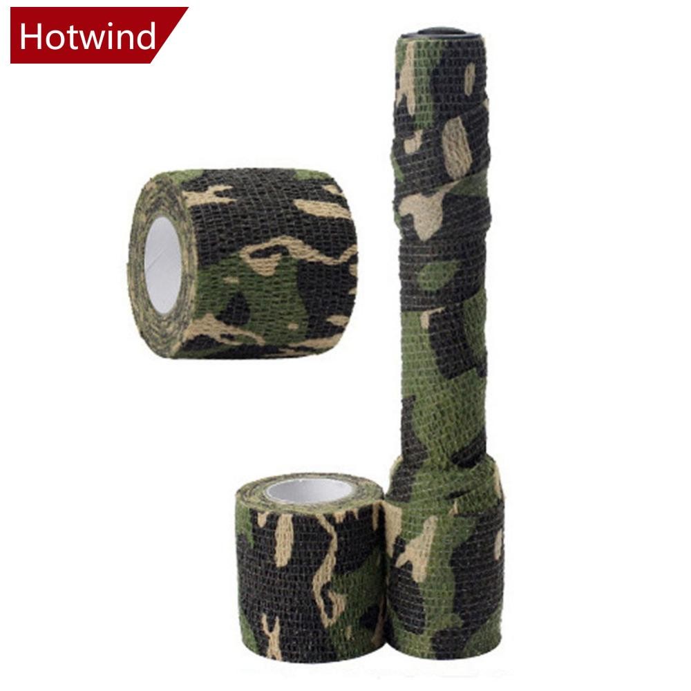 HTT กันน้ํา Camo Wraps เดินป่า Camping การล่าสัตว์ Camouflage เทปสติกเกอร์จักรยาน