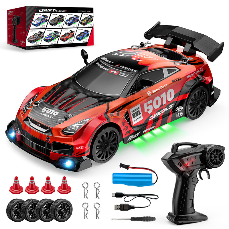 1:24 RC Drift รถ 4WD Proportional คันเร่ง BMW GTR Porsche ของเล่น 1/24 2.4G รีโมทคอนโทรลรถ Racing รถของเล่นเด็ก