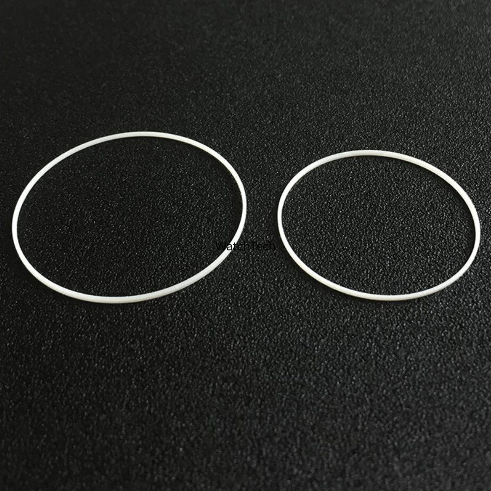 0.85 x 0.5 มม. 0.85 x 0.3 มม. ใหม่กันน้ํา I-ring Seal นาฬิกาปะเก็นแก้วคริสตัลเปลี่ยน