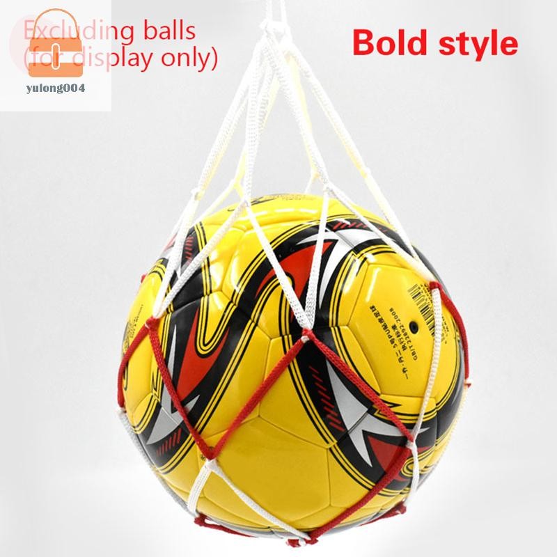 [PE] ถุงตาข่ายฟุตบอลไนลอน Bold Storage Single Carry อุปกรณ์พกพากีฬากลางแจ้งบาสเกตบอลวอลเลย์บอล TH - รูปที่ 5