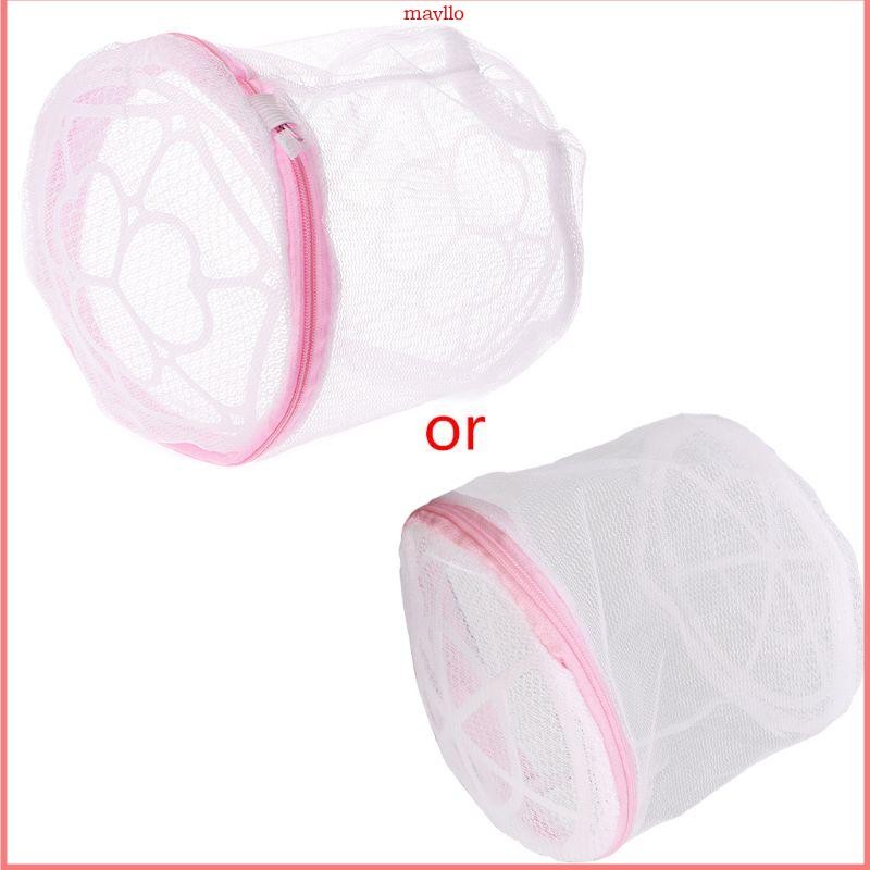 MAVLO Zipped Wash Bag Mesh Net Lingerie Reusable Mesh Laundry Bags Pouch