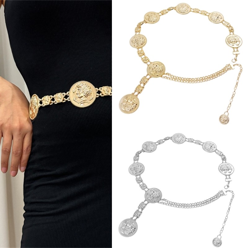 Coonn Belly Chain สําหรับชุดกระโปรงกางเกงยีนส์เครื่องประดับสําหรับผู้หญิงสาวร้อนสไตล์ Chain