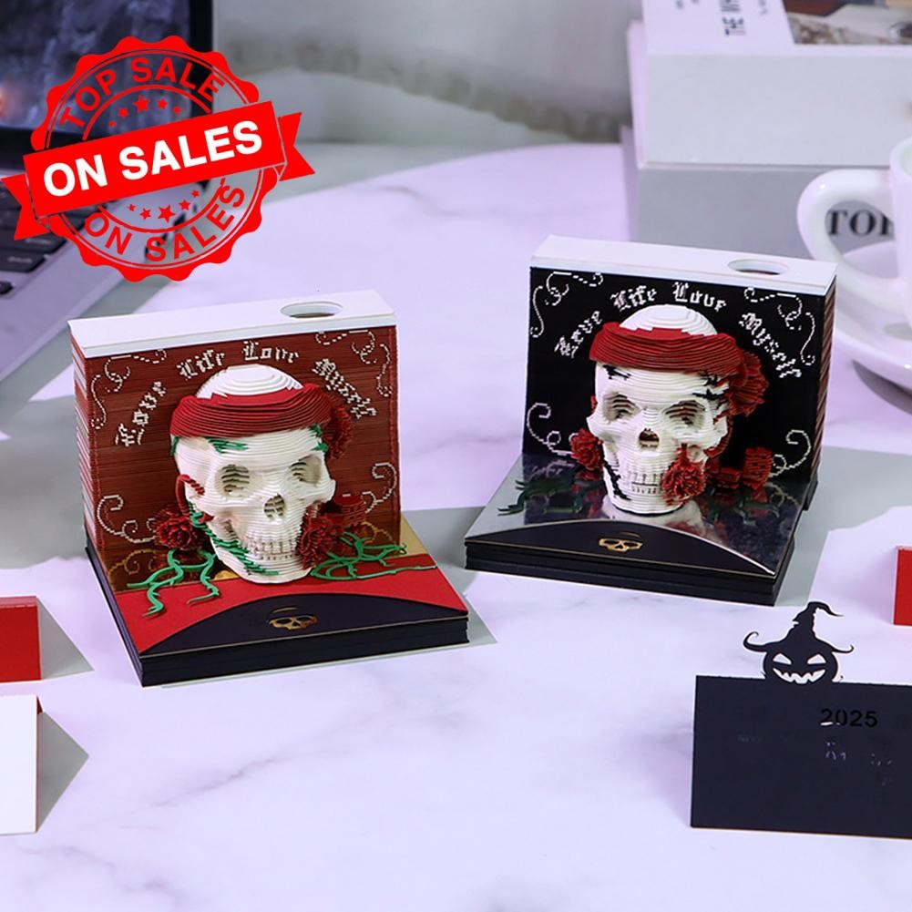 Notepad 3d รุ่น Omoshiroi Block Sticky Notes Creative ตาราง Calender 3d Memo Pads กระดาษ Art S8h5