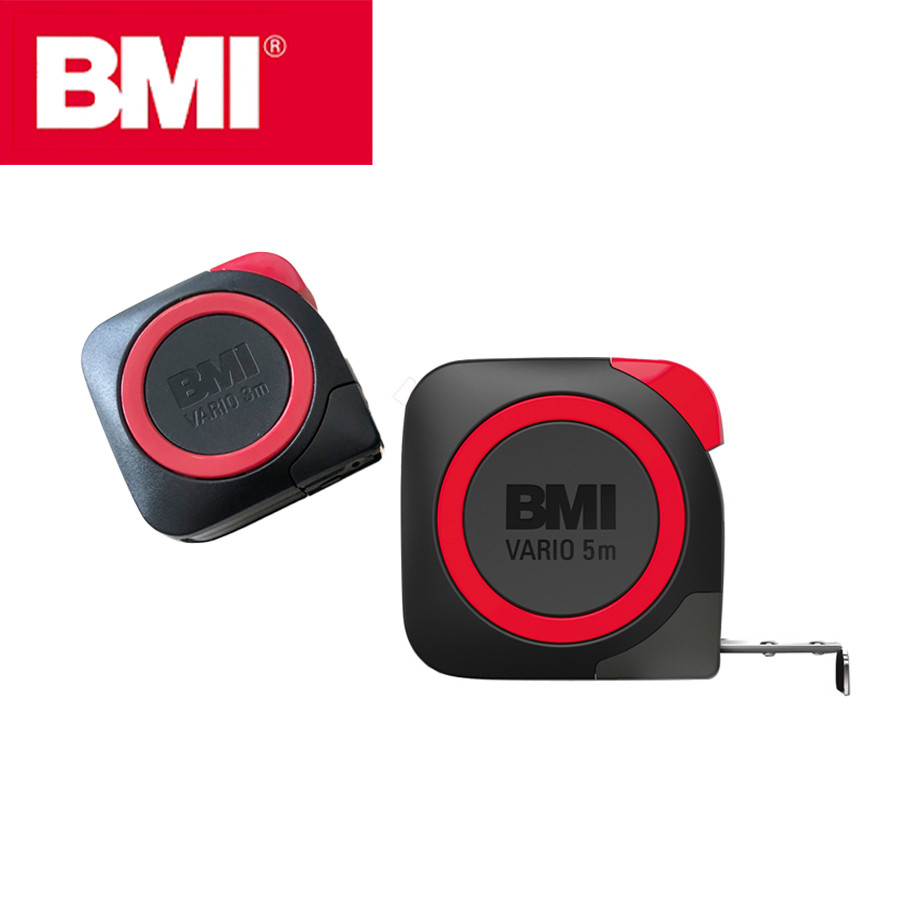 BMI 411 Series แบบพกพาความแม่นยําสูงเทปวัด mm Graduation VARIO มาตรฐาน 2 M/3 M/5 M/8 M ในครัวเรือนเค