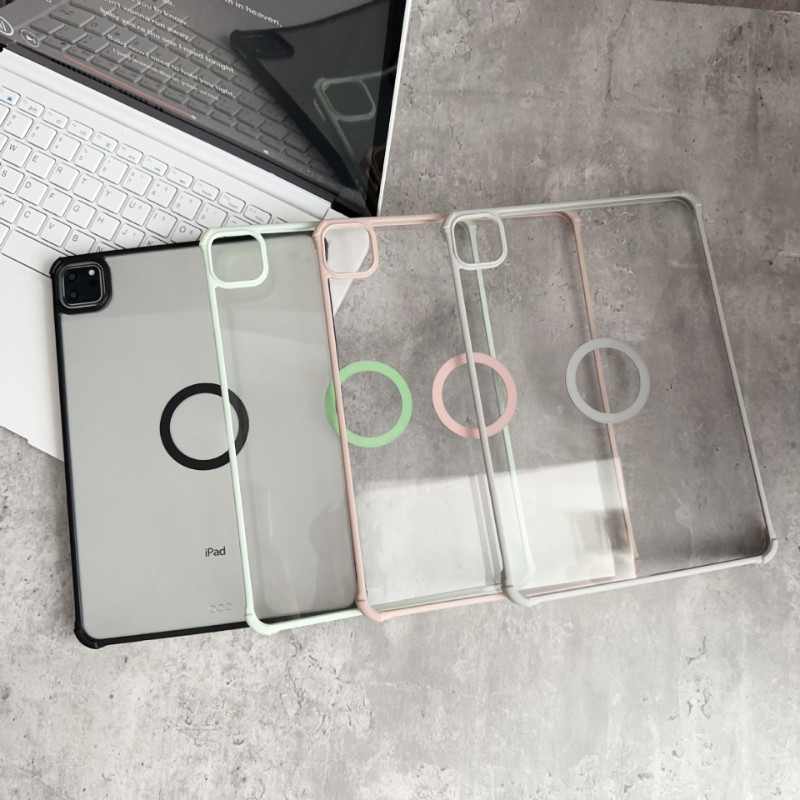 เคสแม่เหล็กสําหรับ iPad Pro 11 12.9 13 air7 6 5 4 10.9 10th 10.2 9th 8th 7th A16 2025 11th Gen mini A17 Pro 8.3 Acryilc กรณีไม่มีขอบ