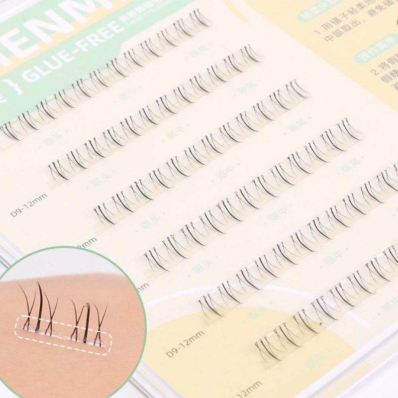 ขนตาล่างปลอมธรรมชาติ-ก้านใส,เสริม-ขนตากาวในตัว-ต่อขนตาทําเอง-ประดิษฐ์ขนตาคลัสเตอร์ชุด-เพราะอะนิเมะอุปกรณ์ประกอบฉาก-เครื่องมือแต่งตา - รูปที่ 6