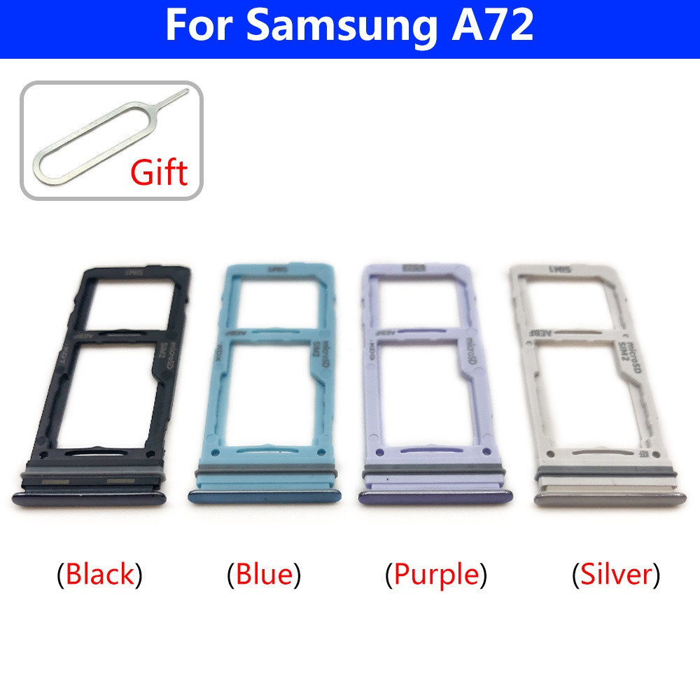 สําหรับ Samsung A52 A72 A32 ซิมการ์ดถาด Reader Socket Slot Holder Replacement Part