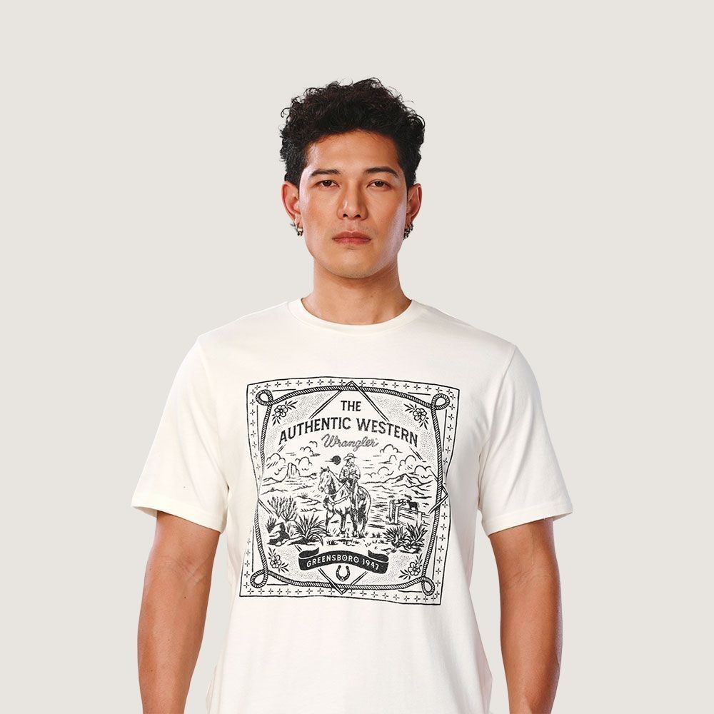 WRANGLER เสื้อยืดแขนสั้นผู้ชาย คอลเลคชั่น เสื้อยืดแขนสั้นผู้ชาย WRANGLER T-shirt รุ่น WR S225MTSSN29