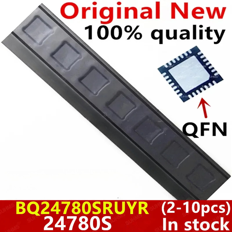 (2-10 ชิ้น) 100% ใหม่ BQ24780SRUYR 24780S BQ24780S XQ24780S QFN-28
