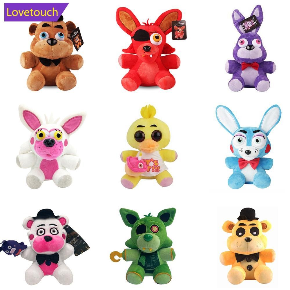 LOVETOUCH 18-25 ซม.Five Night ที่ Freddy Fnaf ของเล่นตุ๊กตาน่ารักเกมตุ๊กตา Bonnie Bear Foxy การ์ตูนต