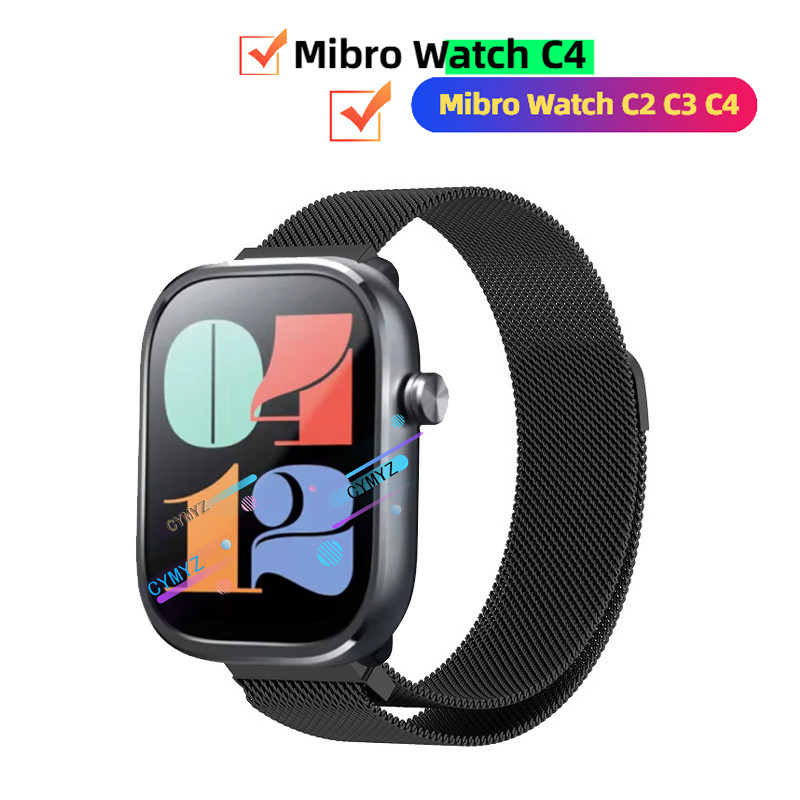 Mibro Watch C4 strap สายโลหะ Mibro Watch C2 C3 C4 strap สายรัดข้อมือกีฬา
