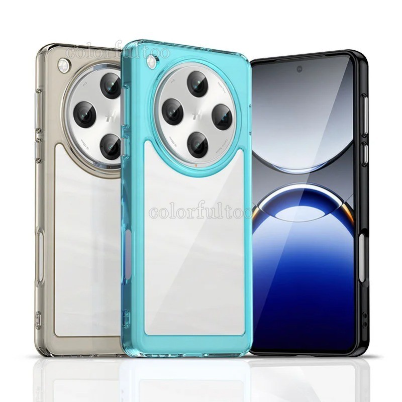 Oppo Find X8 5G Clear Case สําหรับ Oppo Find X8 Pro X8Pro X 8 FindX8Pro 5G โปร่งแสงกรอบนุ่มกันกระแทกโทรศัพท์กันชนปลอกถุงลมนิรภัยอะคริลิค Anti-fall ป้องกันปกหลัง