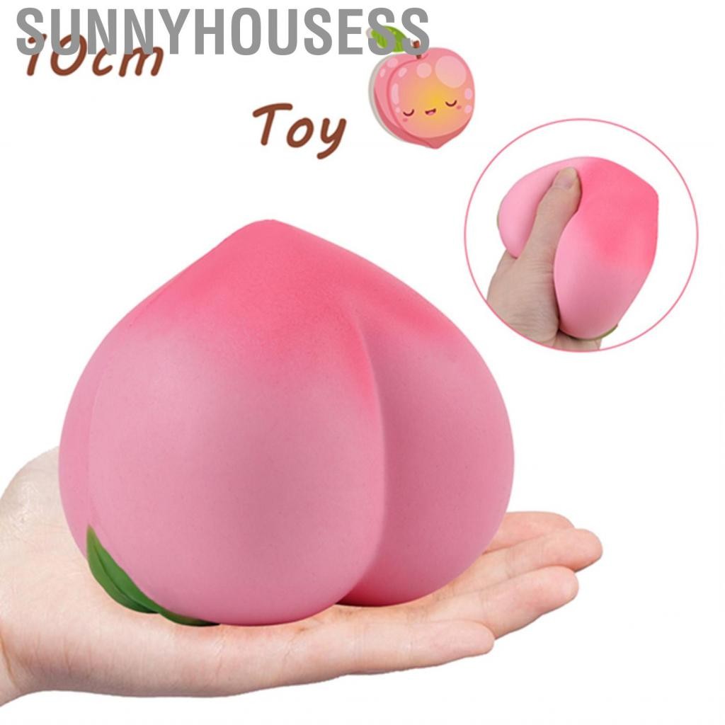Sunnyhousess พีชหอมผลไม้ที่เพิ่มขึ้นช้าของเล่นเด็กอ่อนความเครียดบรรเทา GiftNEW