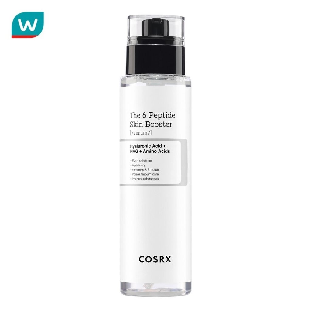 COSRX คอสอาร์เอ็กซ์ เดอะ ซิกส์ เปปไทด์ สกิน บูสเตอร์ เซรั่ม 150 มล. ราคาถูก Shopee Lazada