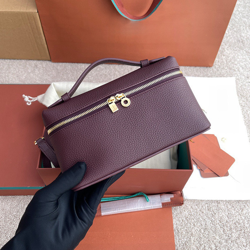[คุณภาพสูง] กระเป๋าสะพายสุภาพสตรี Cross-Body Portable Litchi Grain Cowhide Bag