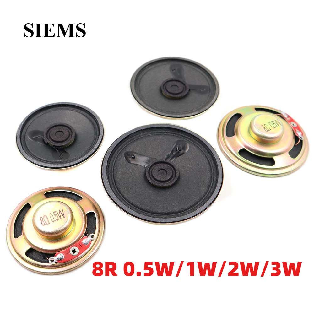 ลําโพง 8R/4R 0.5W1W/2W/3W/5W เส้นผ่านศูนย์กลาง 45/50/57/66/77MM ลําโพงขนาดเล็กลําโพงเสียงทวีตเตอร์