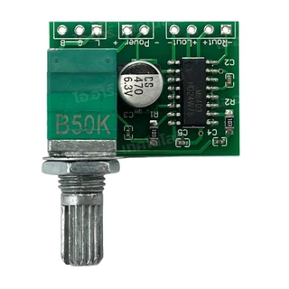PAM8403 โมดูลขยายเสียง แบบสเตอริโอ 2x3W PAM8403 Power Amplifier Module D-Class with switch potentiometer Digital Ampl...
