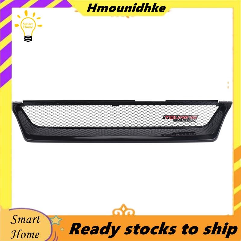 กระจังหน้ากระจังตาข่ายกันชนหน้ารถยนต์สีดำเงาสำหรับ Toyota Corolla AE101 ปี 1993 1994 1995 1996 1997