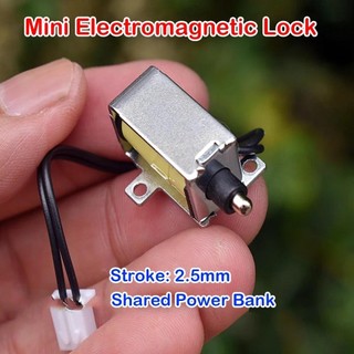 Push & pull ประเภทกรอบ DC 2.4V-3.4V 3V 2.6A แม่เหล็กไฟฟ้า Micro Mini Solenoid แม่เหล็กไฟฟ้าสําหรับ Micro อิเล็กทรอนิกส์ควบคุมล็อค