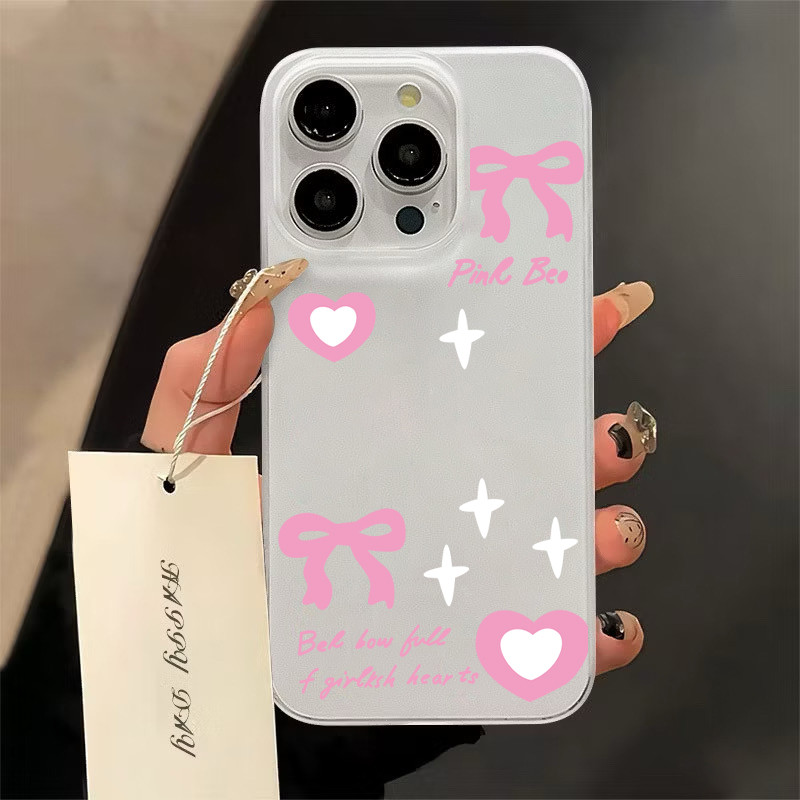 เคสไอโฟน iPhone 15 14 13 เคส ไอโฟน11 12 ProMax 7 8Plus X XSMax XRรักสองสี เคสโทรศัพท์มือถืออะคริลิคใ