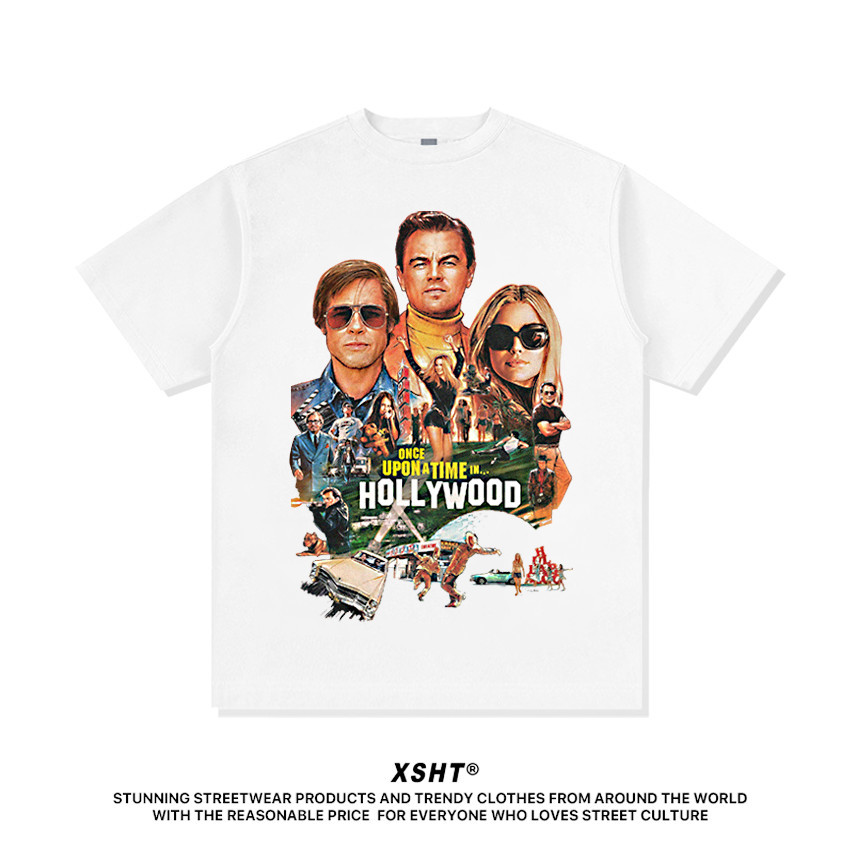 พร้อมส่ง เสื้อ Once Upon A Time In Hollywood Tee - Black/White (ดำ/ขาว) tee.