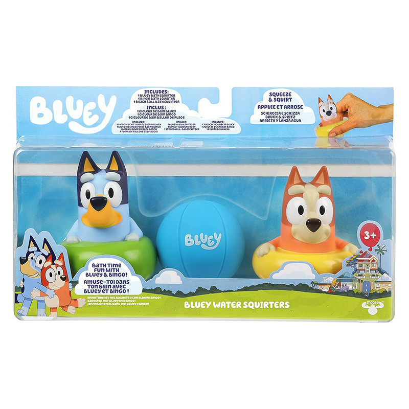 Bluey Bath Toys Water Squirters ของเล่นสําหรับเด็ก