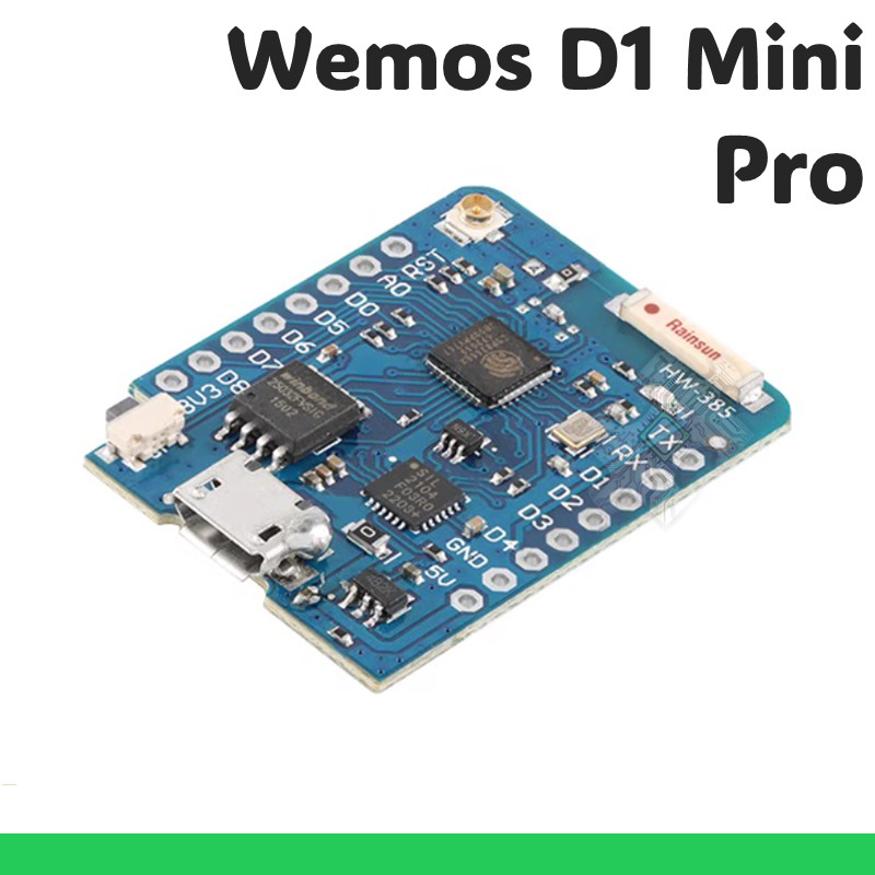 ENGLAB★ Wemos Lolin D1 Mini Pro พร้อมแฟลช 4MB 16MB, บอร์ดพัฒนา Wemos Mini D1 Pro