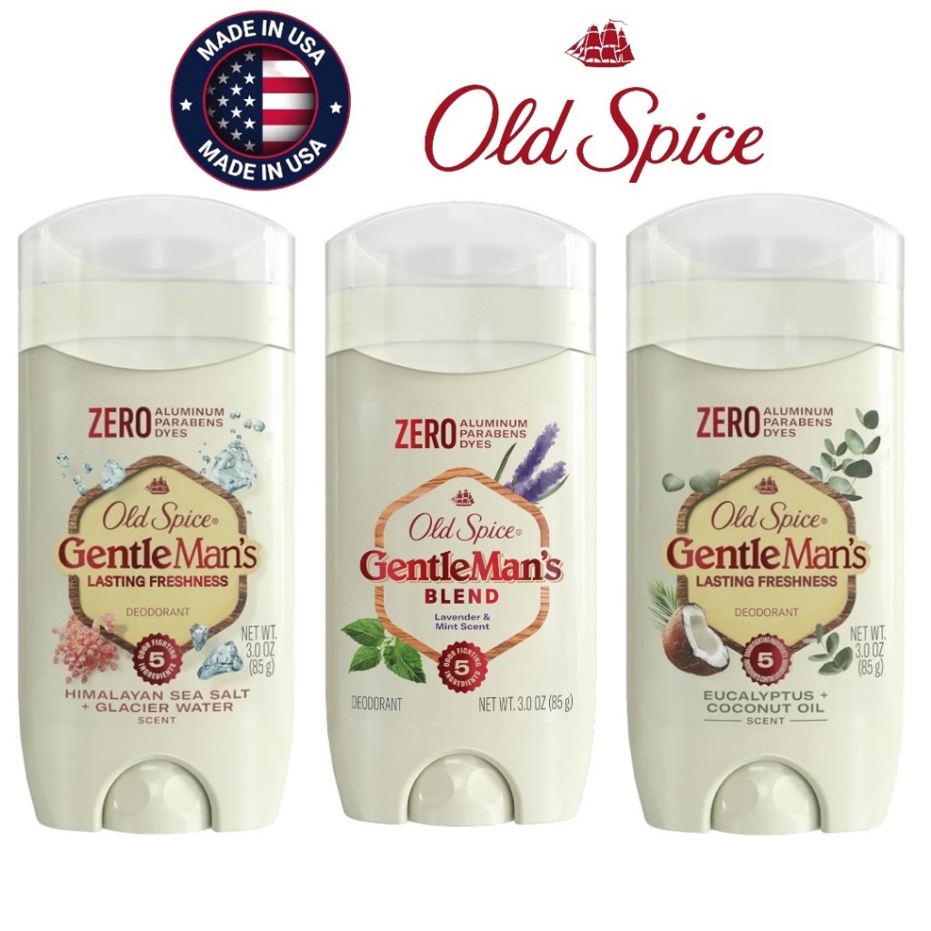 Old Spice โรลออน กลิ่น Gentleman's Blend Deodorant Aluminum Free 85g