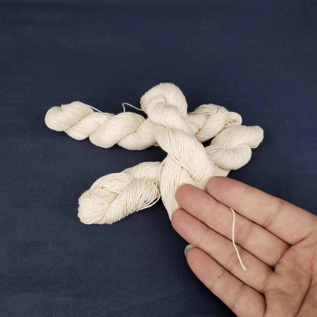 Yixi ด้ายเย็บปักถักร้อย Sashiko 0.8 มม. ผ้าฝ้าย 100 เมตร ด้ายซาตินย้อมสีหลัก สําหรับมือ