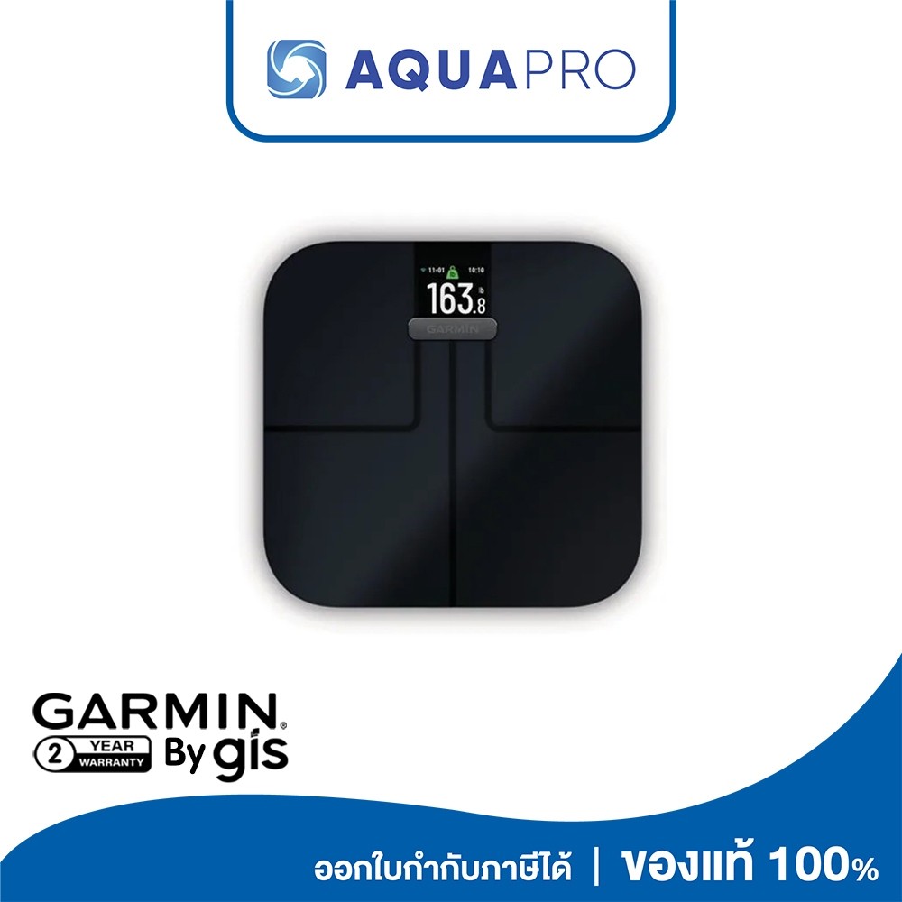 Garmin Index S2 Smart Scale, Asia, Black 010-02294-20 เครื่องชั่งน้ำหนัก ประกันศูนย์ไทย By Aquapro