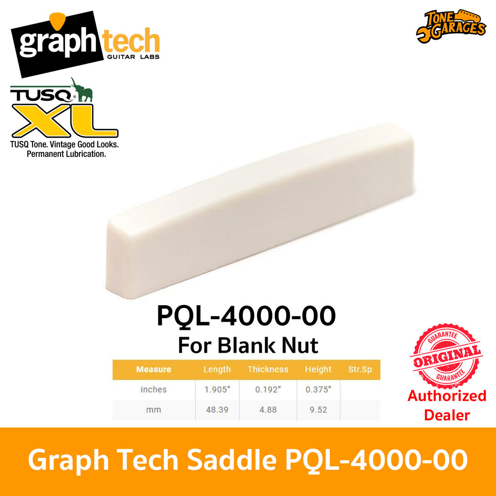 Graph Tech TUSQ XL PQL-4000-00 Nut XL Jumbo Blank Nut 48.39mm นัทกีต้าร์