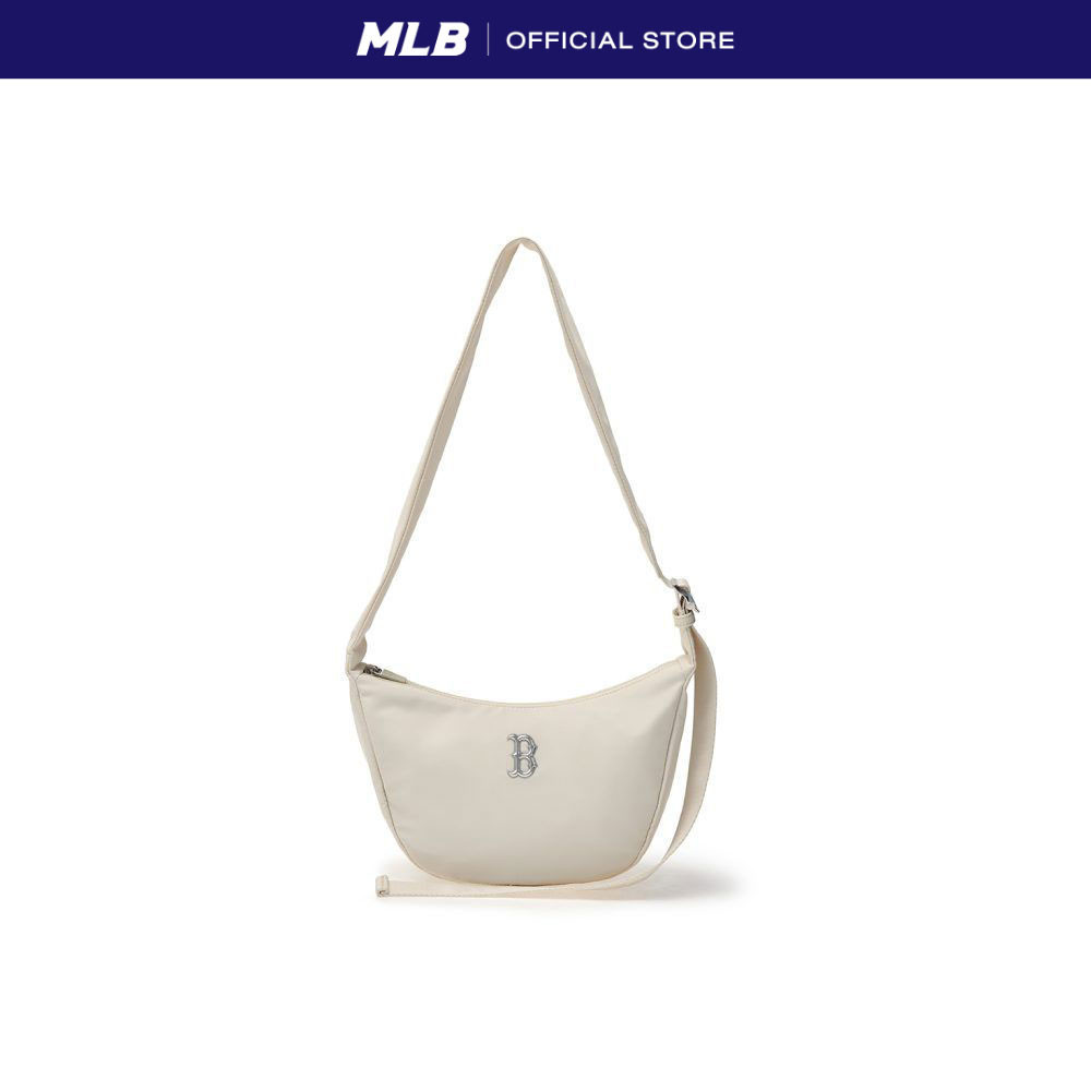 MLB กระเป๋าสะพายข้าง ยูนิเซ็กส์ Basic Nylon รุ่น 3ACRM044N 43CRD สีครีม