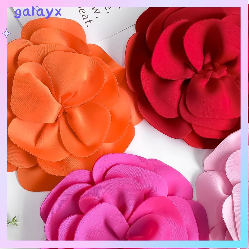 ดอกไม้หน้าอก GALAYX อุปกรณ์เข็มกลัดแบบถอดได้ ชุดแต่งงานขนาดใหญ่ การตกแต่งชุด DIY