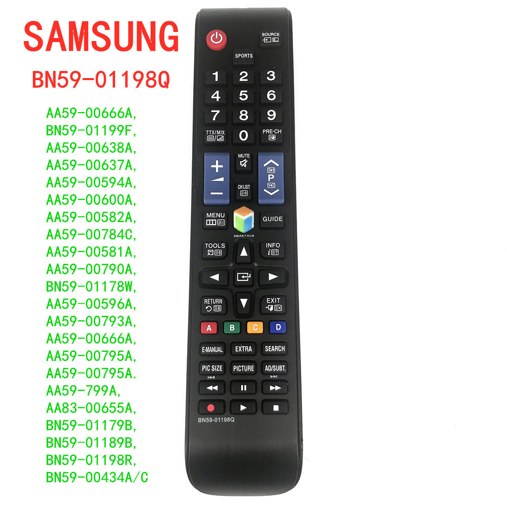 ใหม่รีโมทคอนโทรล BN59-01198Q สําหรับ SAMSUNG LED LCD TV UA60JS7200W UA65JU6400W UA75JU6400WXXY Fernb