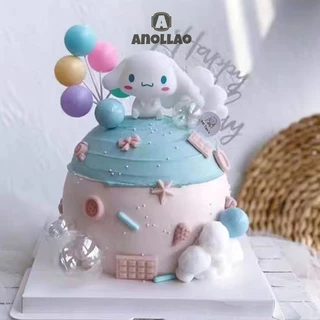 ปลั๊กอินเค้กซีรีส์ น่ารัก Kuromi KT Pacha ปลั๊กอิน ลายคุโรมิน่ารัก สําหรับตกแต่งเค้กวันเกิดเด็กผู้หญิง