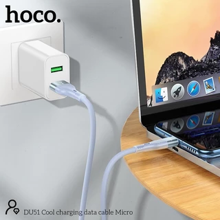 HOCO DU51 สายชาร์จเร็ว TC to TC 60w/ PD 27w / Micro / Type-C / iOS รองรับซิงค์ข้อมูล ยาว 1 เมตร Data Cable hc8