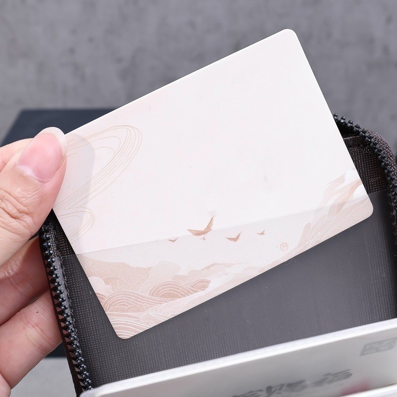 22 Bits ID Card Bank Card Organizer Case/ที่ใส่บัตรหนัง PU/RFID Blocking Protect Case/กระเป๋าสตางค์ธุรกิจสําหรับผู้หญิงผู้ชาย