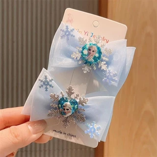 เครื่องประดับผมกิ๊บติดผมราชินีน้ําแข็งเกล็ดหิมะสีน้ําเงินสําหรับเด็กผู้หญิง, ของขวัญวันเกิดเล่นเครื่องประดับผม Aisha Princess Headwear