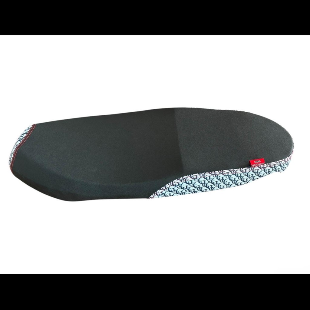 เบาะปาด แกรนด์ฟีลาโน่ 2014-2025 ผ้าดำ หัว+ข้างลายแฟชั่น ทรงกลาง Grand Filano มอเตอร์ไซค์ Motorcycle