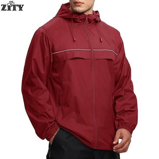 ZITYRainCoats เสื้อกันฝนผู้ชาย พรีเมี่ยม ชุดกันฝน มีแถบสะท้อนแสง
