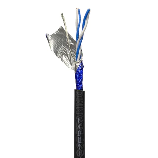 [ 1 เมตร ] L-4E5AT Canare สายชีลด์ สายชีลด์สเตอริโอ 5mm Shield Stereo Cable 4Cx22AWG ทองแดงแท้ Audio Twisted Pair Mic...