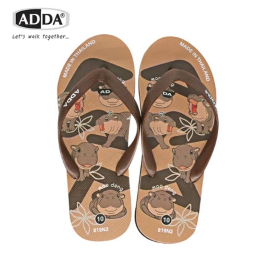 แตะหมูเด้ง แอดด้ารุ่น 819N2 M1 หูหนีบ สำหรับ ผู้ใหญ เบอร์ 37-44 สินค้าลิขสิทธิ์ แท้ พร้อมส่ง