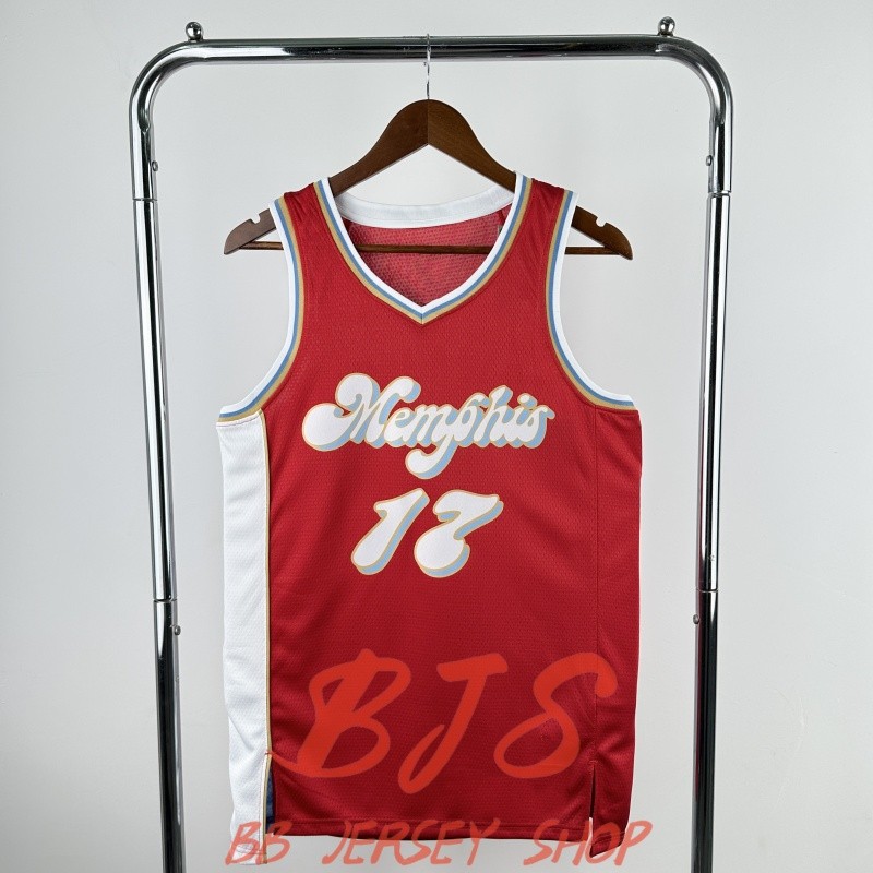 Hot Press Memphis Grizzlies jersey 17 Yuki Kawamura 2024-25 เจอร์ซีย์สีขาวสีแดง