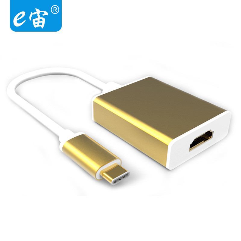 E USB3.1แปลง HDMI Type-C TO HDMI สายอะแดปเตอร์ Type-C แปลง HDMI สาย HD