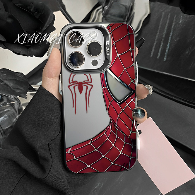 เคสโทรศัพท์มือถือแมงมุม เคสไอโฟน11 For iPhone 13 12 14 15 16 ProMAX 14 15 16 Plus XR XS 7P 8P เปลือกมีสไตล์และเท่ห์ – โปรปัง